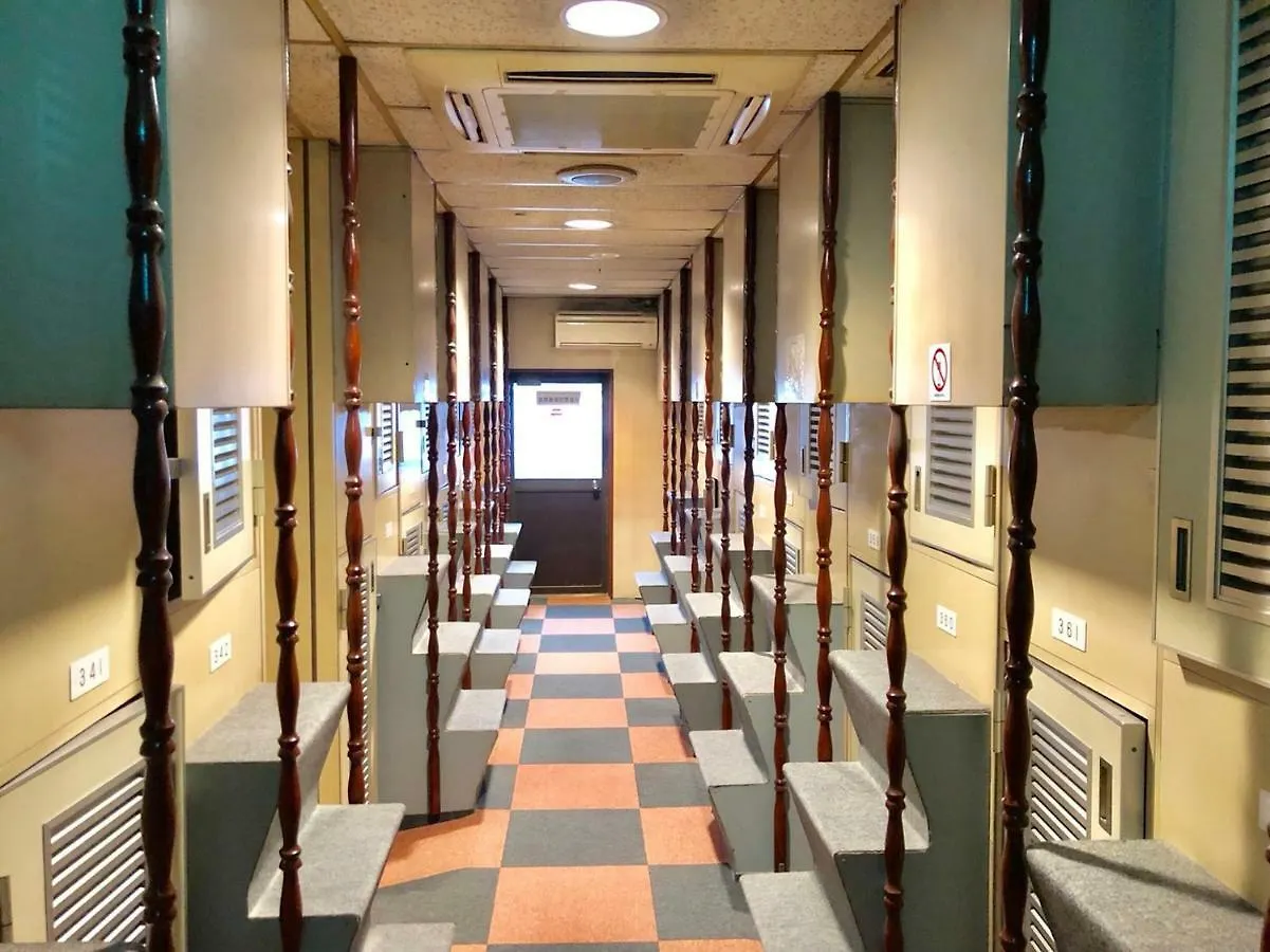 Capsule Hotel Block Room Tokyo Japan